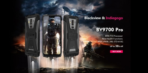 Будь первым, кто закажет смартфон Blackview BV9700 Pro на Indiegogo со скидкой в 0