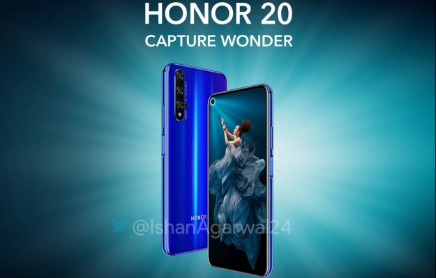 Ключевые характеристики Honor 20 вновь засветились на промо-фото