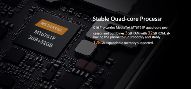 Новый Oukitel C16 Pro доступен всего за ,99: 3+32 ГБ памяти, экран 5,71 дюйма