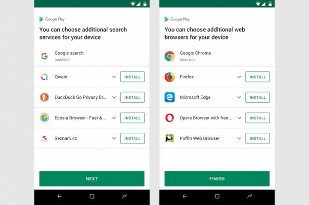 Пользователям Android уже предлагают альтернативные браузеры и поисковики