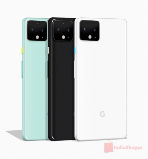 Концепт-рендеры Google Pixel 4 XL в трех цветах