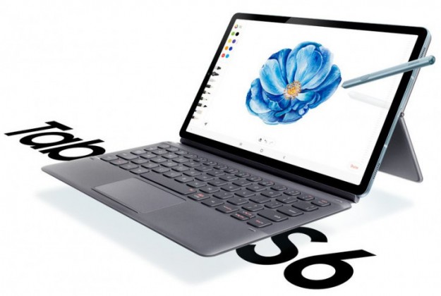 Флагманский планшет Samsung Galaxy Tab S6 с клавиатурой на рендере