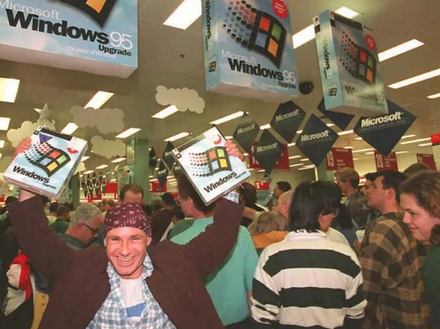 24 года назад вышла Windows 95