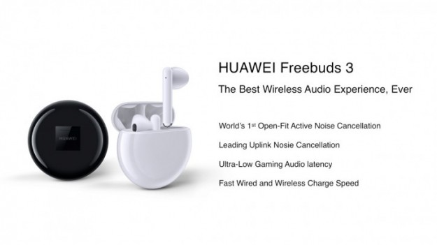 Анонс Huawei Freebuds 3 и Kirin A1 – TWS-наушники с активным шумодавом