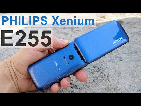 Philips Xenium E255 - Wow! раскладушка или просто телефон? Видеообзор мобильного Филипс Ксениум Е255