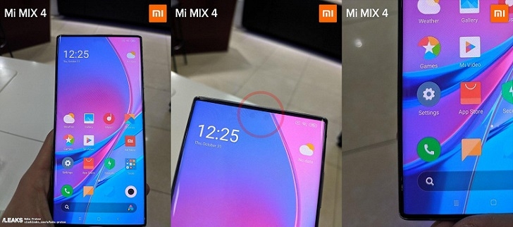 Xiaomi Mi MIX 4 показался на реальных фотографиях