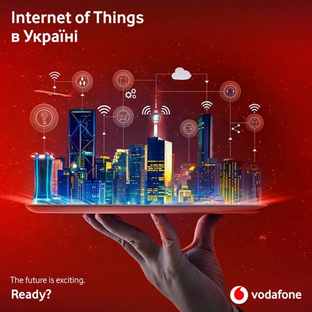 Vodafone подготовил сеть для Интернета вещей к коммерческому запуску в Украине