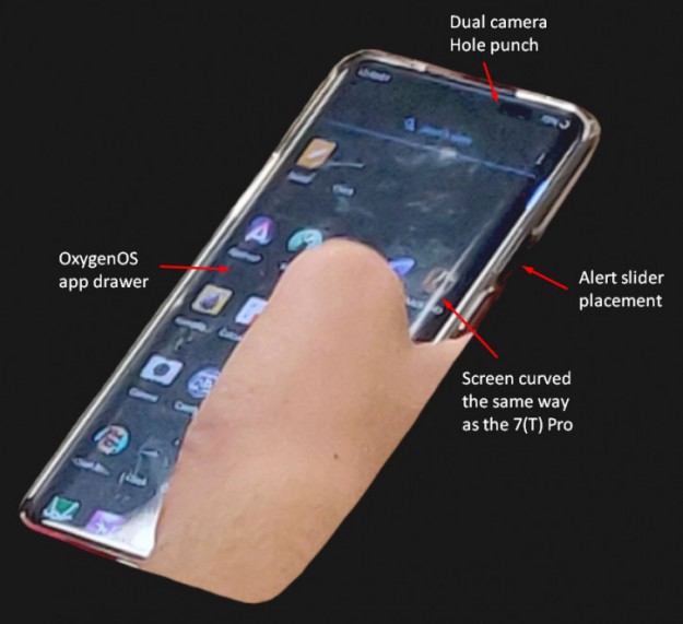 OnePlus 8 (Pro) с камерой в экране засветился на живых фото?