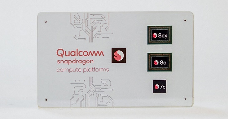 Qualcomm анонсировал процессоры Snapdragon 7c и Snapdragon 8c