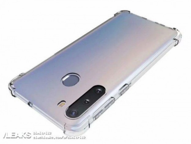 Смартфоны Samsung Galaxy A01 и A21 позируют в защитных чехлах