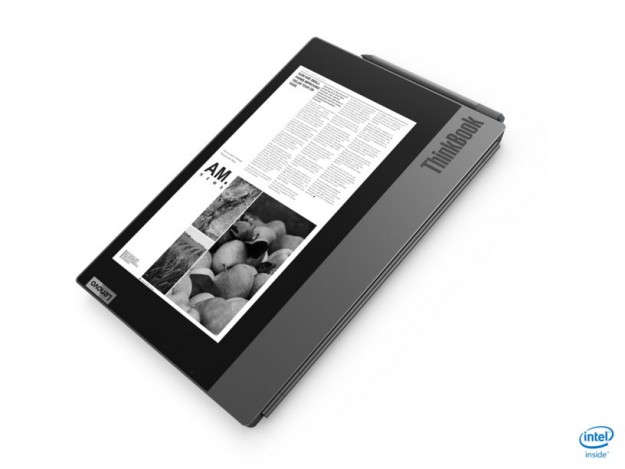 Новый ThinkBook Plus от Lenovo: основной экран и дополнительный E-Ink 10,8-дюймовый дисплей