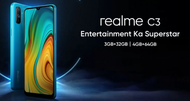 Слив характеристик Realme C3: мощный аккумулятор и большой экран