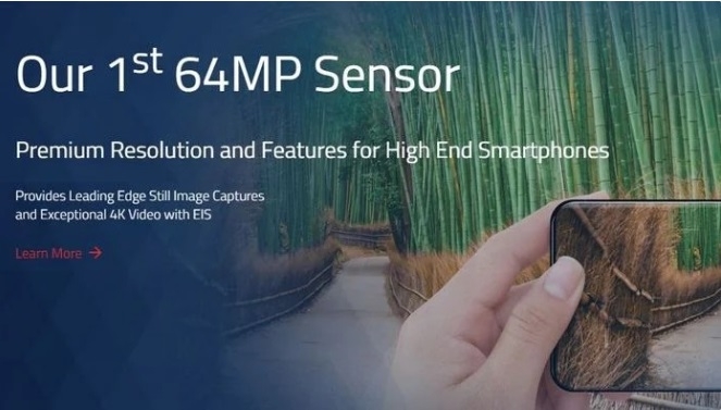 OmniVision представила свой 64-Мп датчик изображения для смартфонов