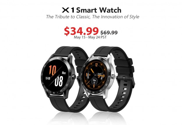 На смарт-часы Blackview X1 установили специальный ценник - $34.99, что на 50% ниже розничной цены