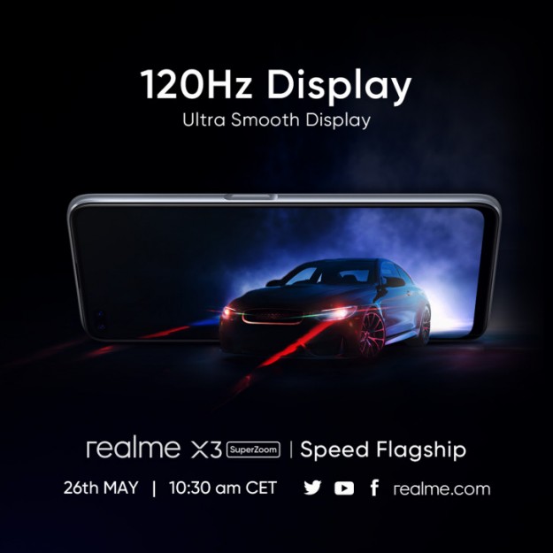 Realme показала X3 SuperZoom и раскрыла ключевые технические детали