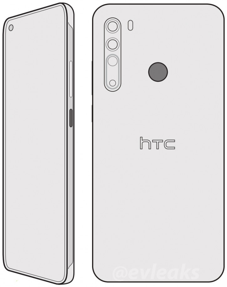 Внезапно: в Сети опубликован дизайн HTC Desire 20 Pro