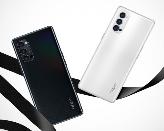 Черный и белый: 5G-смартфон OPPO Reno 4 Pro позирует на рендерах
