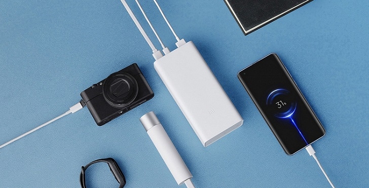 Xiaomi представила портативный аккумулятор на 30 000 мАч за 25 долларов