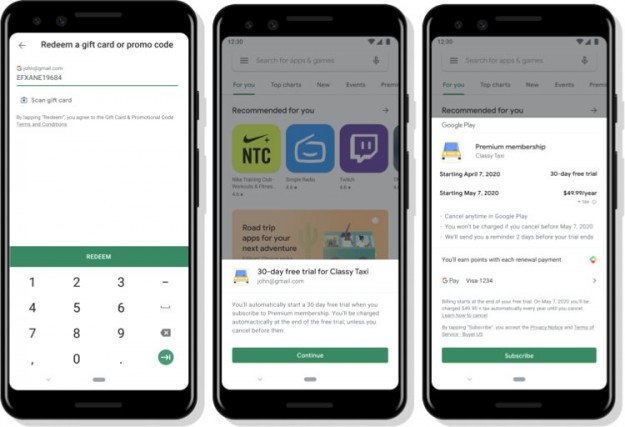 Google Play упростила управление подписками в приложениях Android, добавив ряд функций