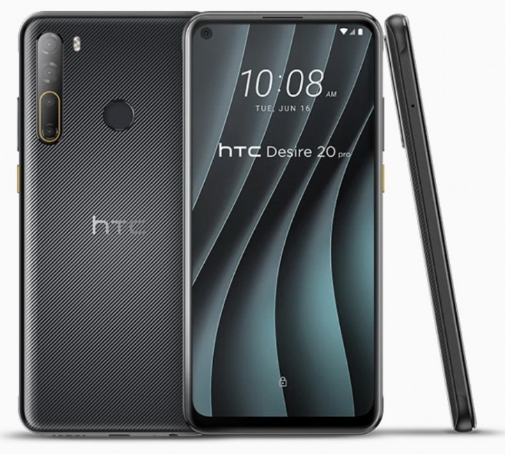 Анонс Desire 20 Pro - стильный смартфон HTC с NFC и большой батареей