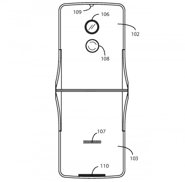 Новый смартфон Motorola razr с гибким экраном может получить необычный дизайн