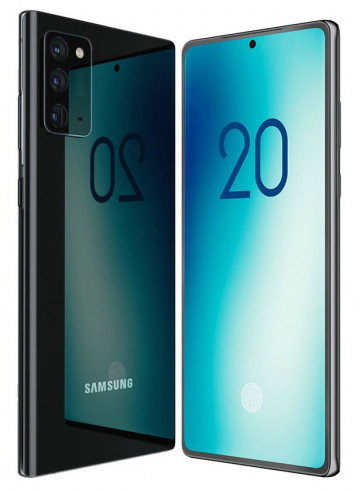 Samsung Galaxy Note 20 и Note 20 Ultra на пресс-рендерах: отличия