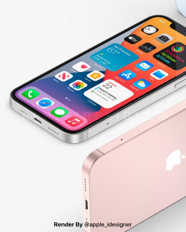 Шесть расцветок iPhone 12 представлены на качественных рендерах