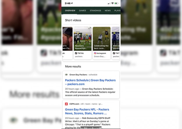 Google добавит в поисковую выдачу видео из TikTok и Instagram