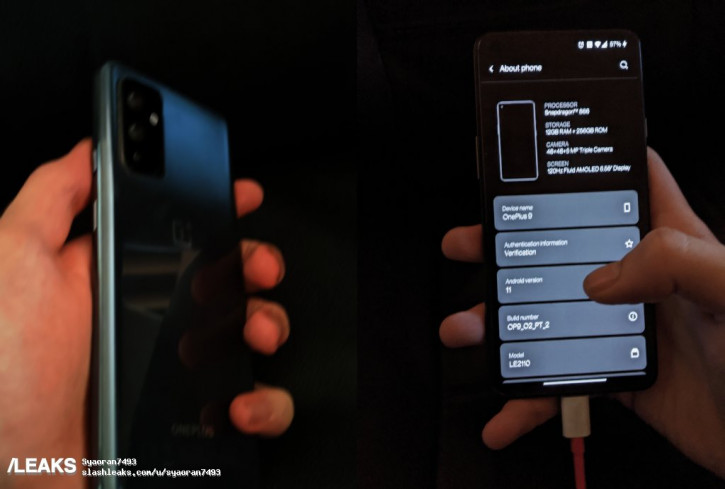 OnePlus 9 впервые на живых фото?