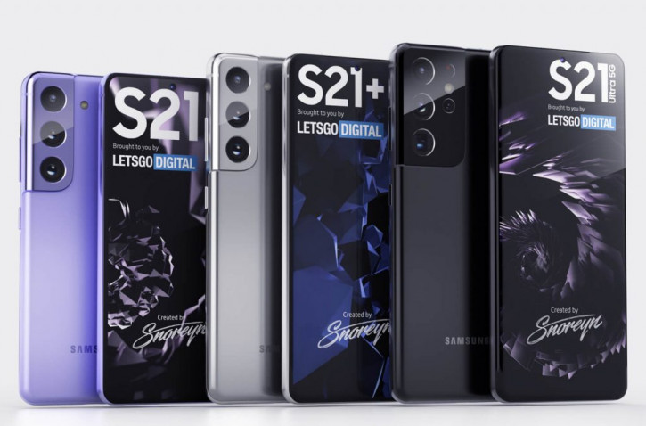 "Официальные" промовидео Samsung Galaxy S21, S21+ и S21 Ultra