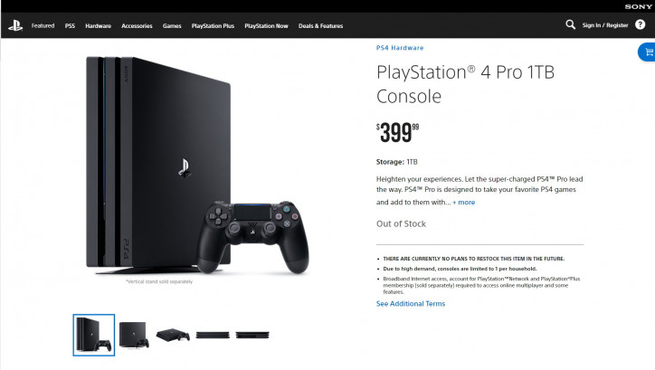 PS5 не нужны конкуренты? Sony снимает с продажи PlayStation 4 Pro