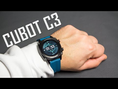 Большие и умные! Смарт часы Cubot C3 - видео обзор