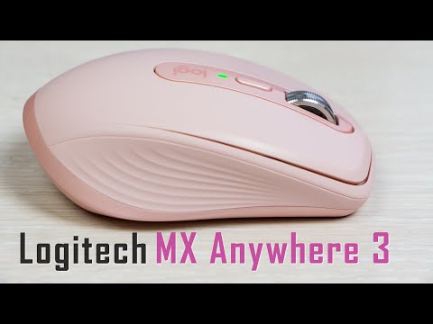 Видео обзор! Чисто женская, 100% премиум - розовая мышка Logitech MX Anywhere 3