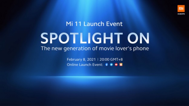 Официально: Международный Xiaomi Mi 11 для киноманов уже в феврале