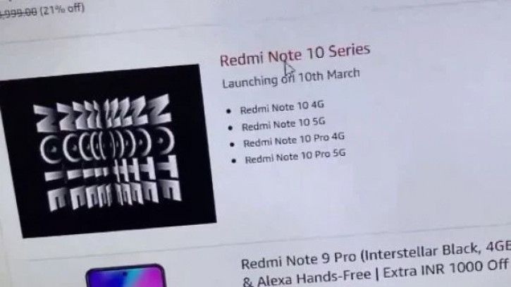 Раскрыта возможная дата анонса Redmi Note 10
