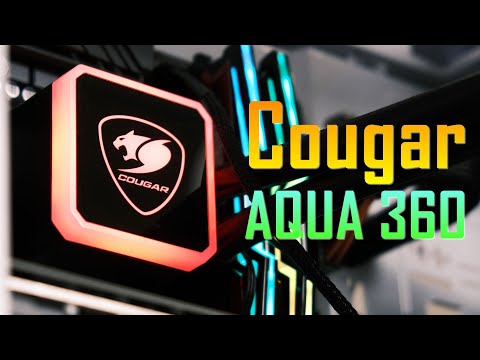 Видео обзор Cougar AQUA 360 - жидкостное охлаждение для процессоров Intel и AMD с RGB подсветкой
