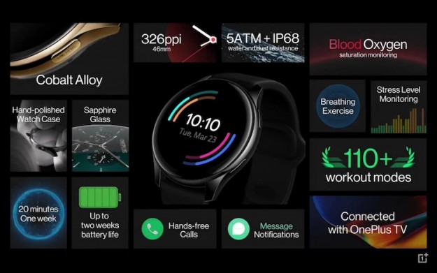 OnePlus представила свои первые смарт-часы: быстрая зарядка и качественный экран за 9