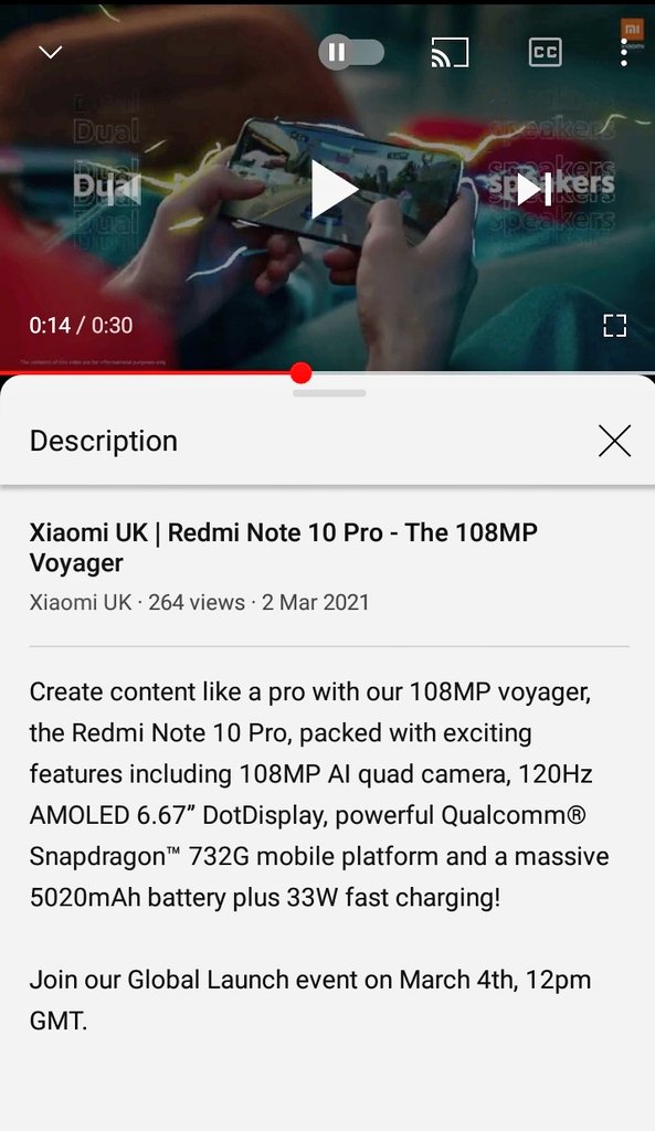 Xiaomi случайно слила все основные характеристики Redmi Note 10 Pro