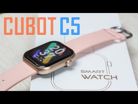 Выглядят дорого! Видео обзор Сubot С5 - смарт часы в стиле Apple Watch