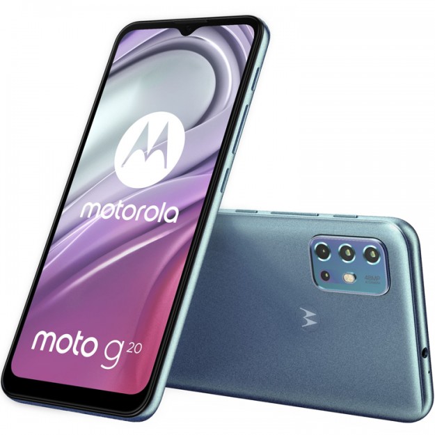 Недорогой смартфон Moto G20 предстал на новых пресс-изображениях
