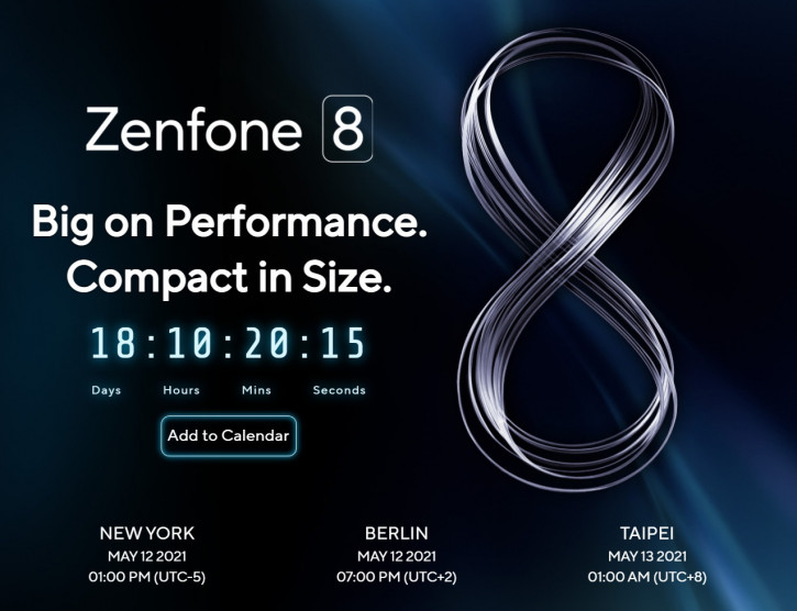 Официально: ASUS Zenfone 8 и Zenfone 8 mini покажут в мае