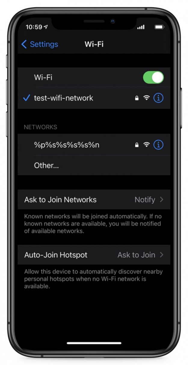Баг iOS нарушает работу Wi-Fi в iPhone из-за пары простых символов