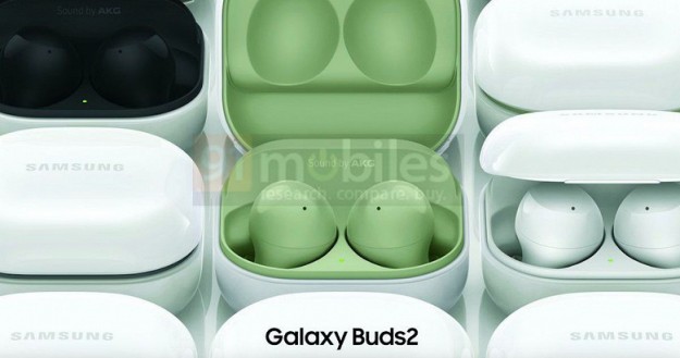 Беспроводные наушники Samsung Galaxy Buds 2 показали на официальных изображениях