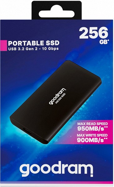 Представлен SSD HX100 USB 3.2 Gen 2 - внешний накопитель от GOODRAM