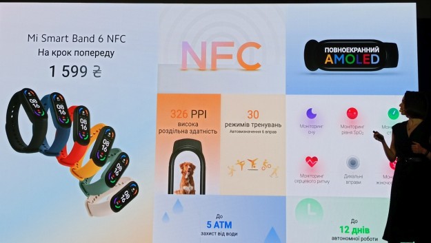 Xiaomi в сотрудничестве с Mastercard представляет Mi Smart Band 6 NFC в Украине