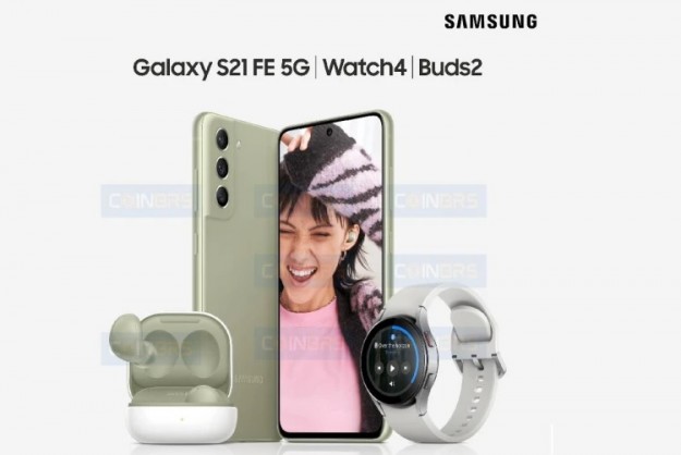 Samsung Galaxy S21 FE показался на рекламных изображениях