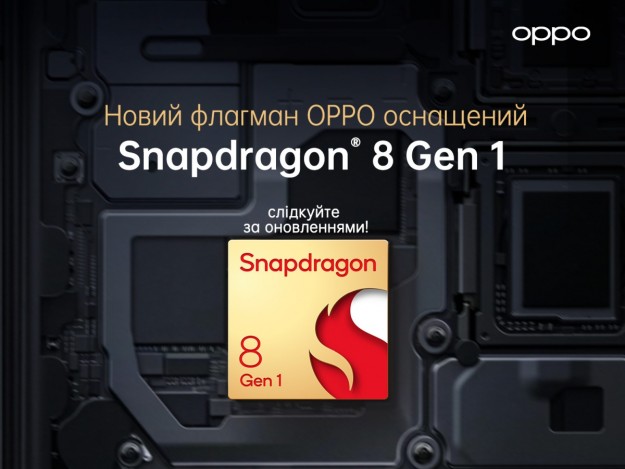 Будущий флагманский смартфон OPPO одним из первых будет оснащен Snapdragon 8 Gen 1