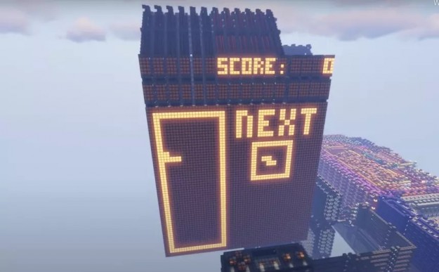 Внутри детской игры Minecraft создали полноценный 8-битный процессор для запуска «Тетриса» и «Змейки»